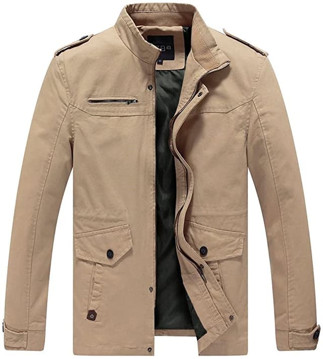 image: great outerwear jackets for Spring/Autumn/Winter, suitable for many occasions, such as working, hiking, camping, mountain/rock climbing, cycling, traveling or other outdoors. Good gift choice for you or your family member. A warm hearted love to Father, husband or son in this thanksgiving or Christmas Day.